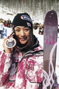 モーグルスキーヤー　上村愛子選手（北野建設スキー部　所属）