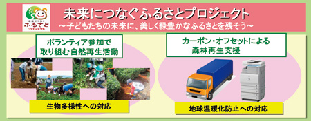 「未来につなぐふるさとプロジェクト」で推進する2つの取り組み