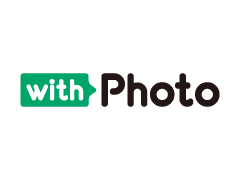 ロゴ：withPhoto