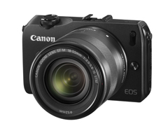 EOS M（ブラック）＊EF-M18-55mm F3.5-5.6 IS STM装着時
