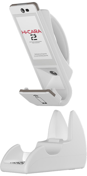 イメージ画像：傾けたり、取り外しても操作可能