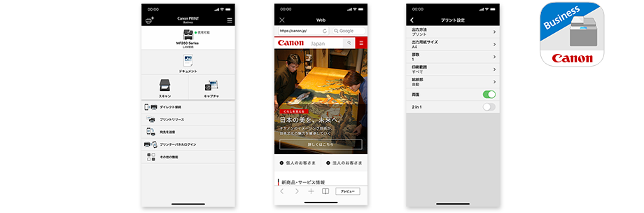 iPadでの使用イメージ
