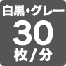 白黒・グレー30枚／分