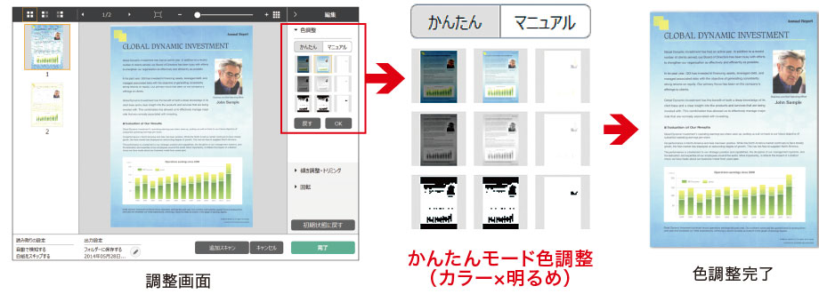 「色調整」の流れ