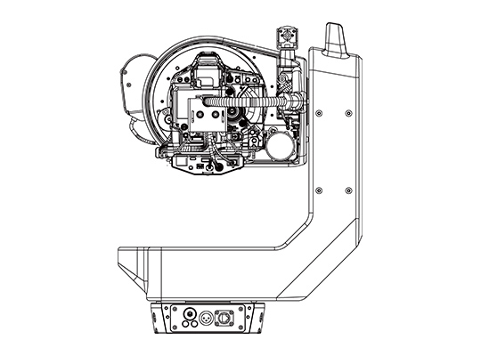 図：CR-S700R 背面