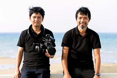 写真：島袋龍栄さん 石川清舟さん