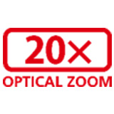 写真：光学20倍ズームレンズ