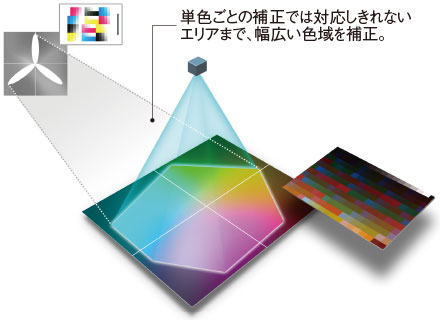 自動色調補正機能(イメージ)
