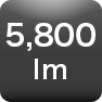 5,800lm