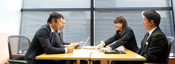 明治安田生命保険相互会社様　打合せ風景