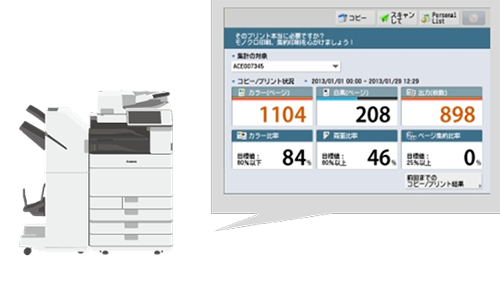 個人ごとの利用枚数を見える化