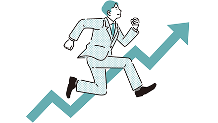 キャリアアップを目標にする若手社員