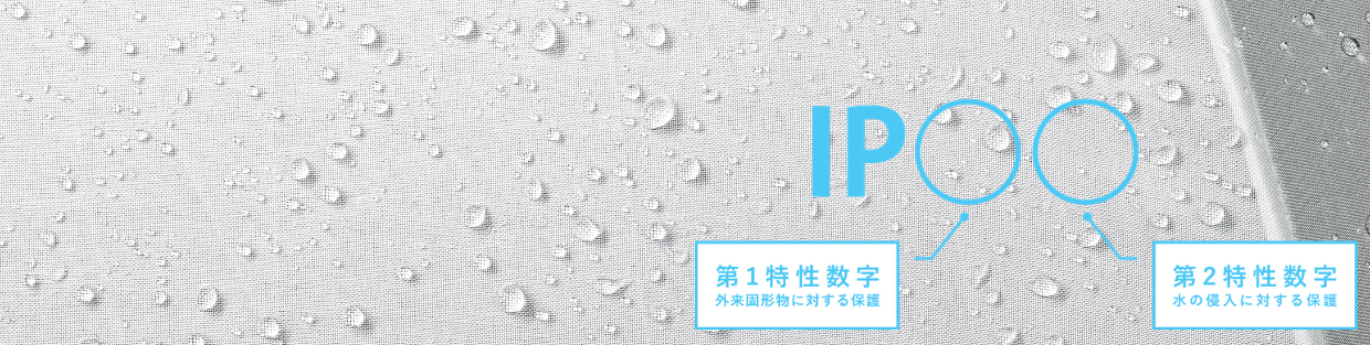 イメージ:IP66規格とは