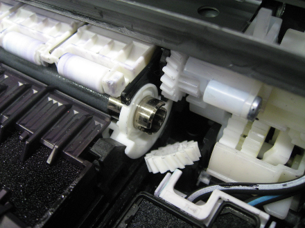 プリンター内部の写真