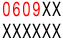 0609XX XXXXXX