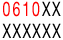 0610XX XXXXXX